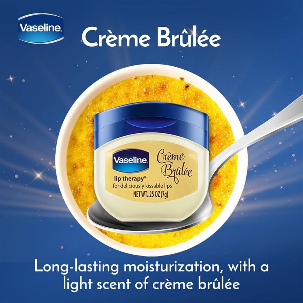 Vaseline, Lip Balm, Crème Brulee, 7g