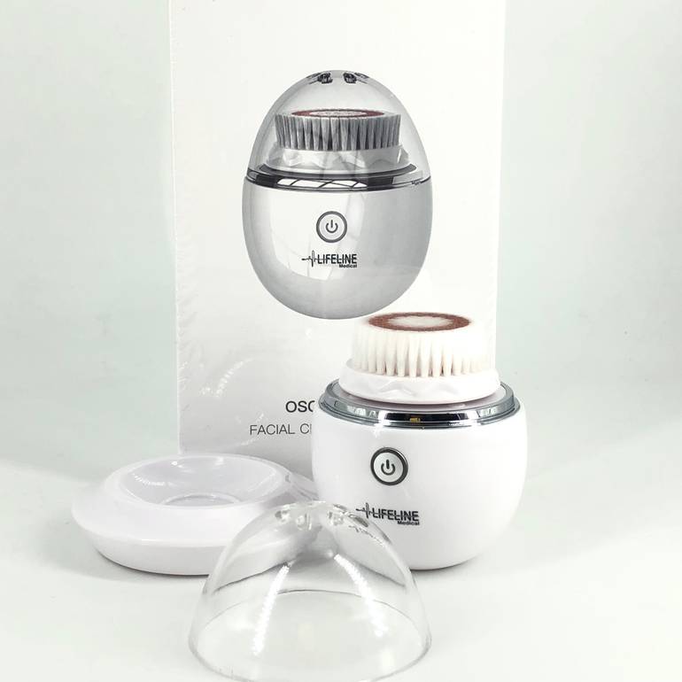 Lifeline, brush device, facial cleansing, cordless, waterproof