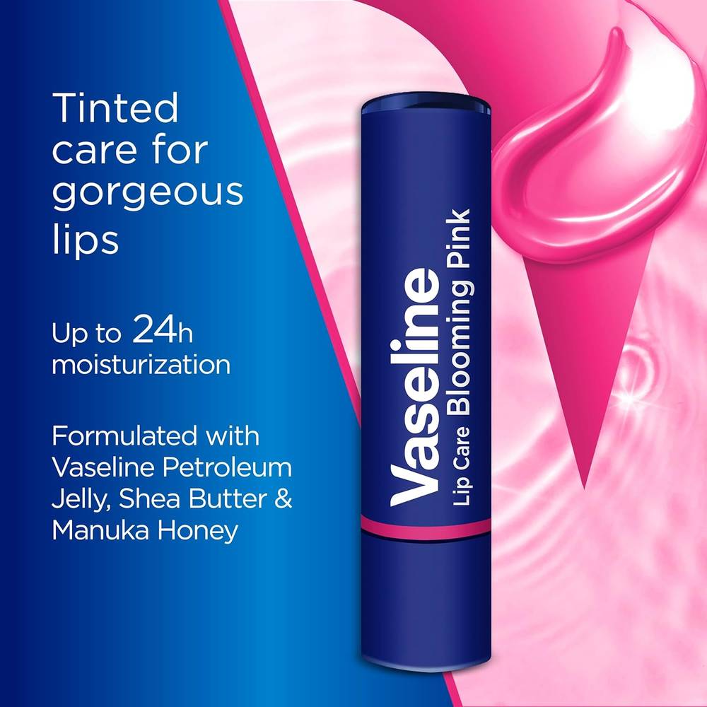 Vaseline, Color Care, Lip Balm, - Blooming Pink