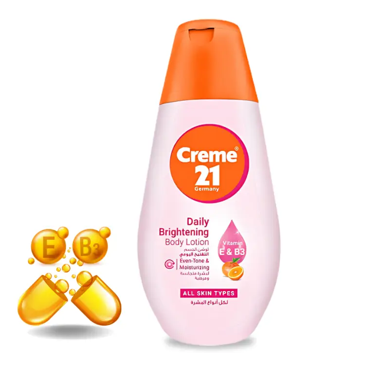Creme 21 Daily Brightening Body Lotion with Vitamin E & B3 –250ml