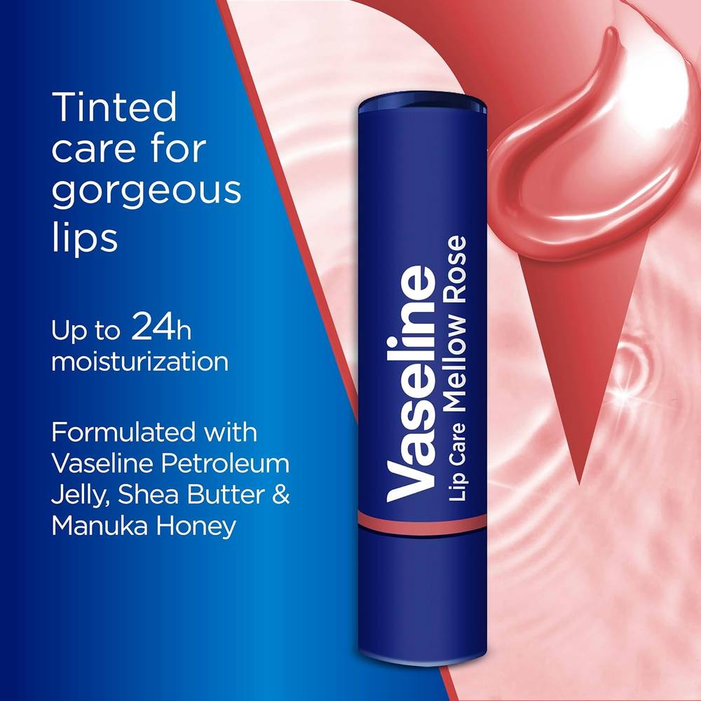 Vaseline, Moisturizing Lip Balm, Color Care - Mellow Rose