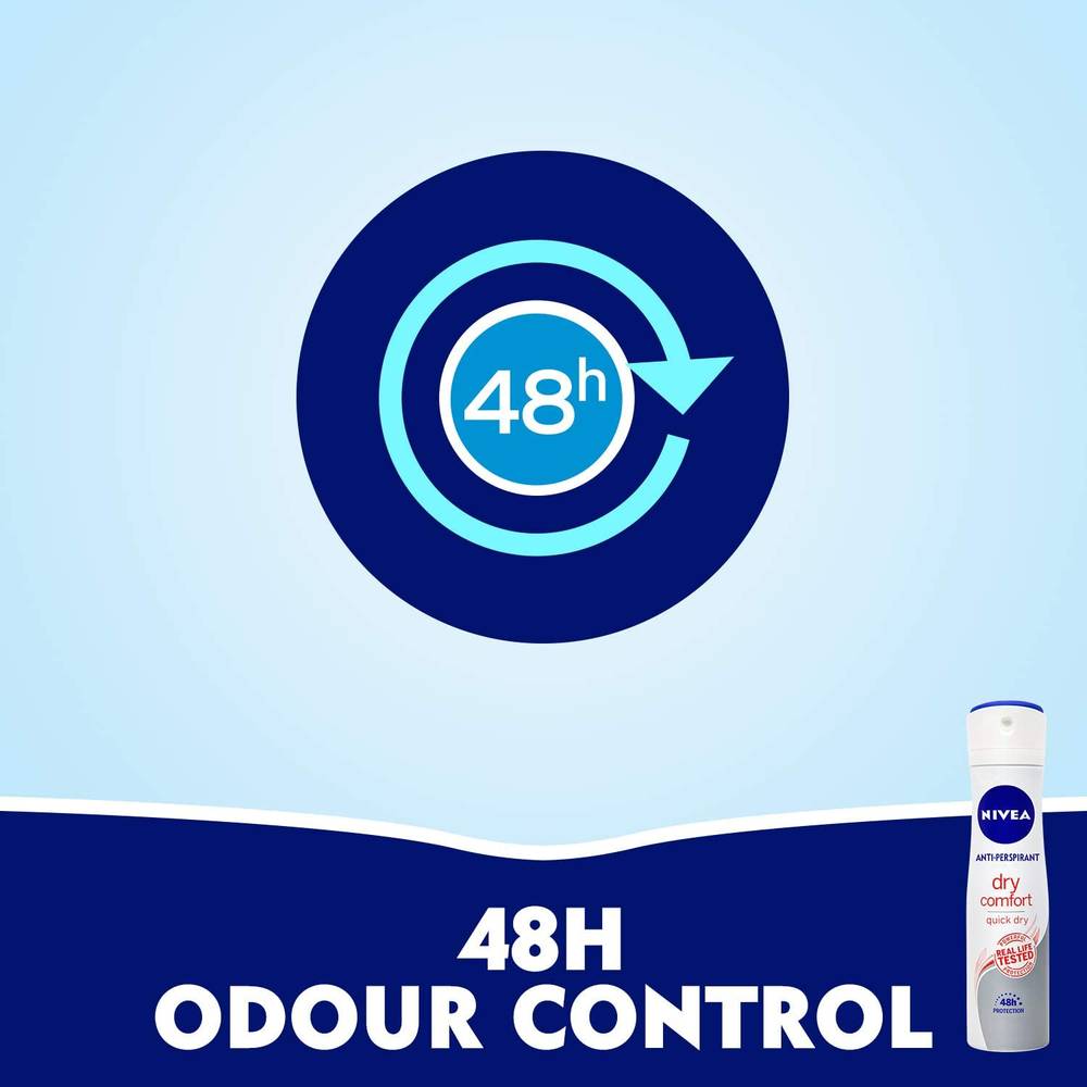 NIVEA, Deodorant Spray, Comfort & Dry, 150ml