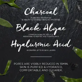 Garnier, Purifying and Cleansing Mask, with Natural Charcoal Extract