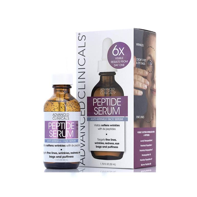 Advanced Clinicals, Multi-Peptide Anti-Wrinkle Face Serum
