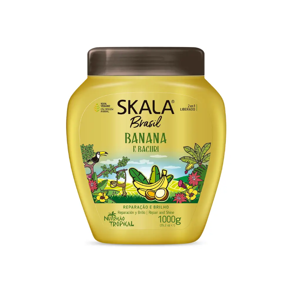 Skala, hair cream and conditioner, Brazil, with banana and albacore, - 1000 gm