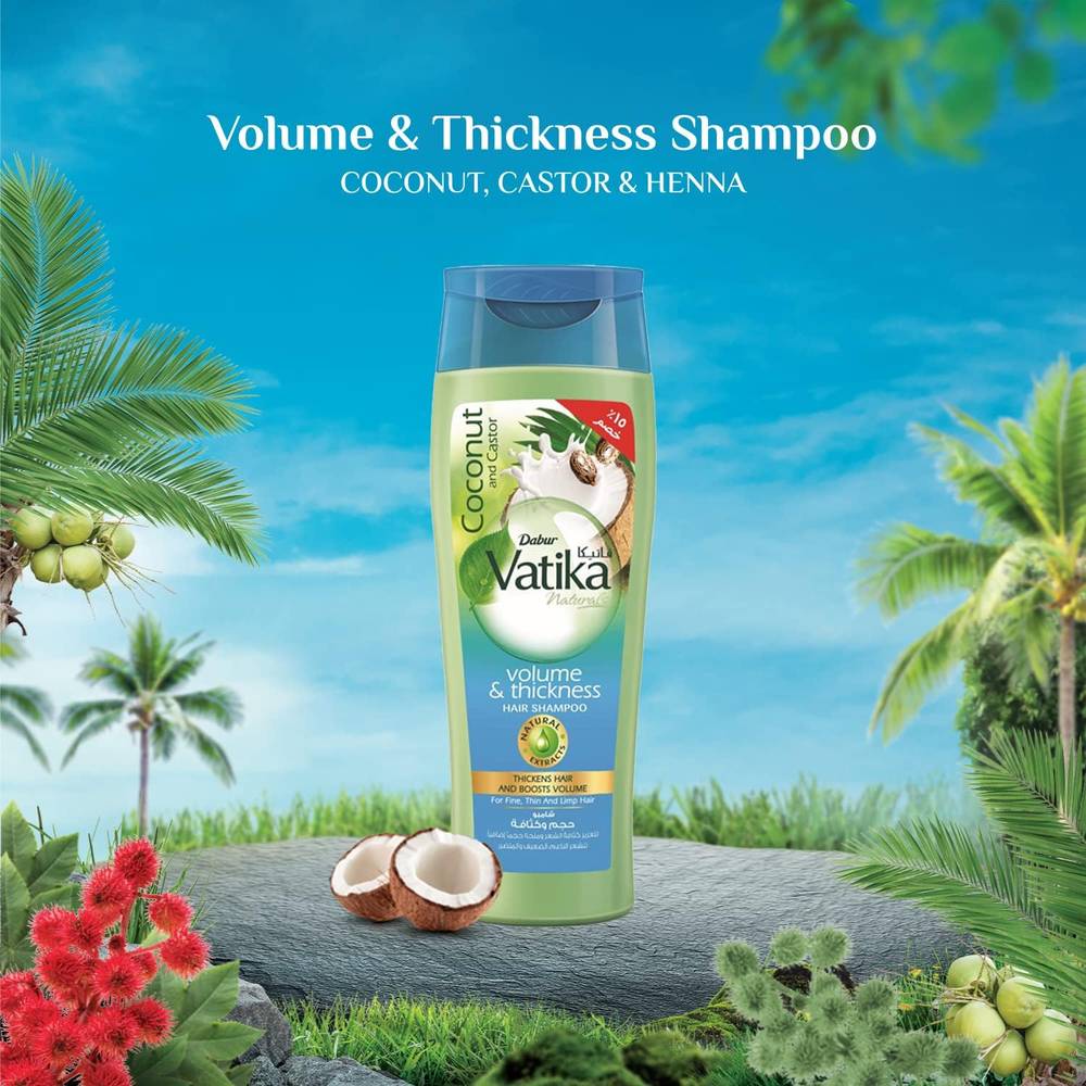 Vatika Coconut Volume & thickness Shampoo