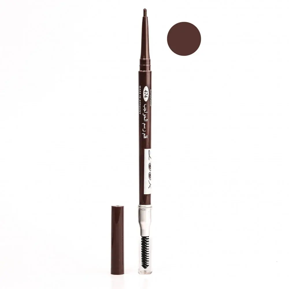 Look, eyebrow pencil, waterproof, - 474