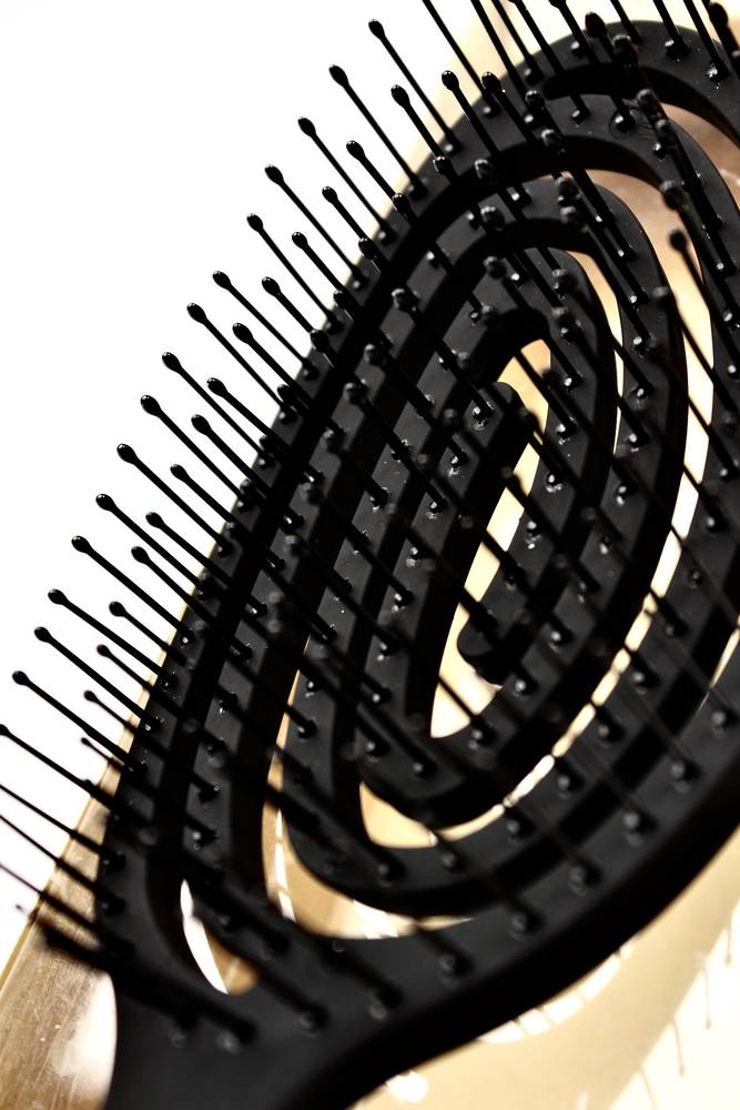 ,rozy, Deluxe Flexible Brush, for Wet Hair in Oval Shape