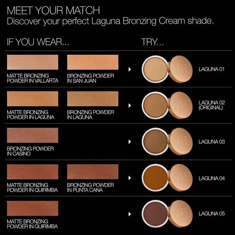 NARS Laguna Bronzing Cream – Multiple Shades