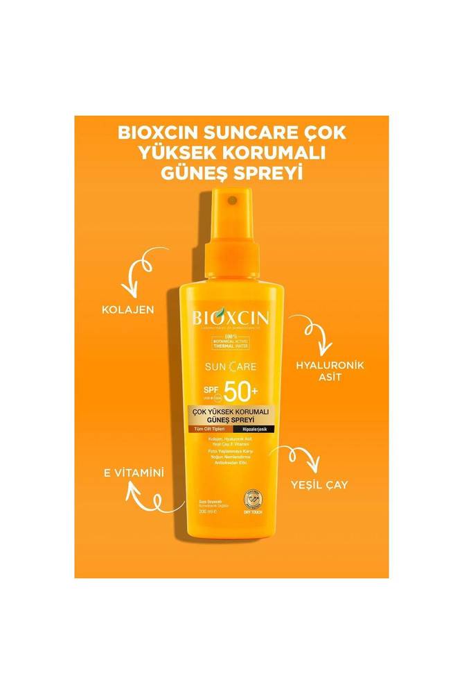,Bioxcin, Sun Care Very High, Protection Sun Spray SPF +50