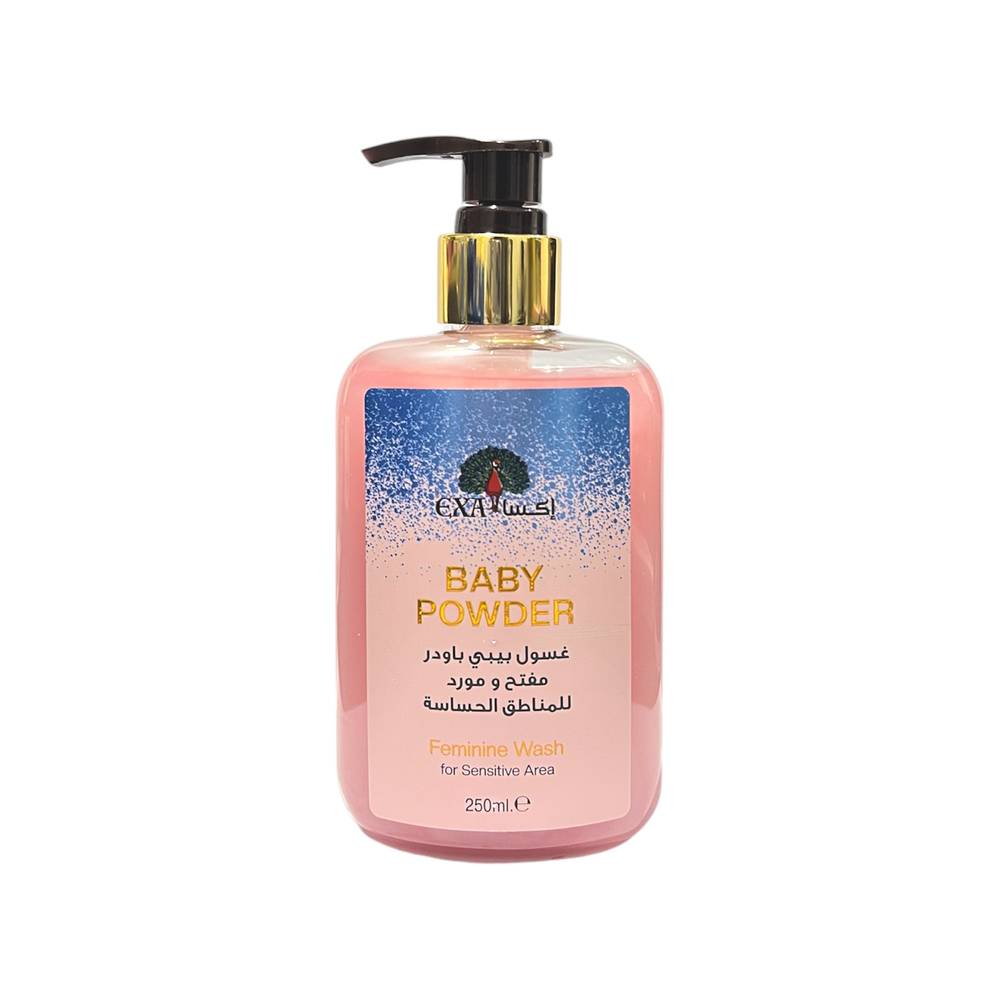 EXA, Baby Powder Wash, Lightening and Brightening, for the Sensitive Area, - 250g