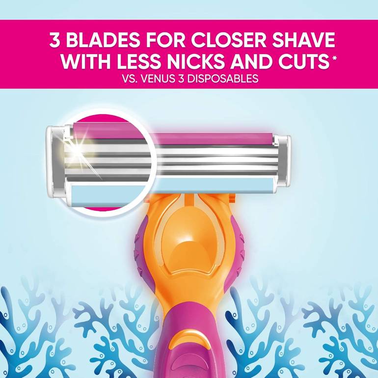 Gillette Venus Replaceable Razor - 9 Blades