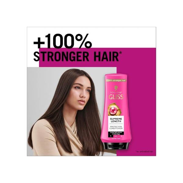 Schwarzkopf, Gliss Long Hair Conditioner, 360ml