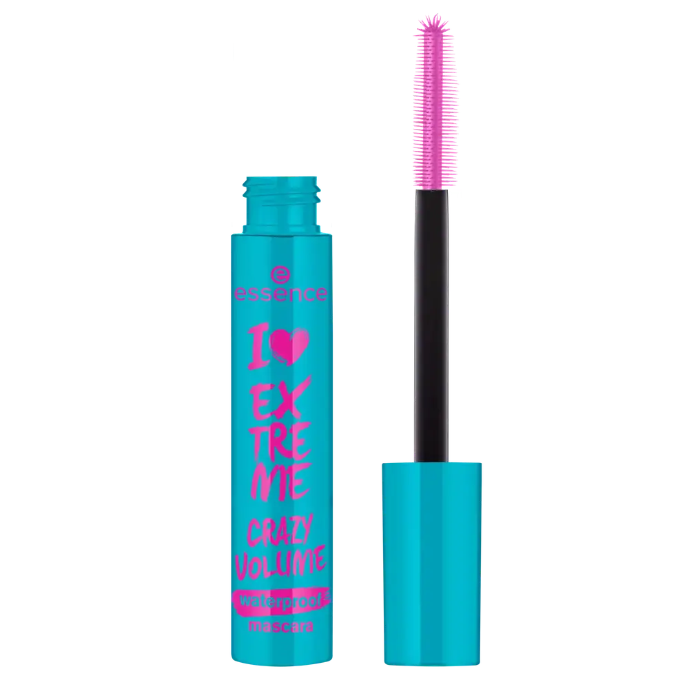 Essence, Mascara, I Love Extreme, Crazy, Volumizing and Waterproof,