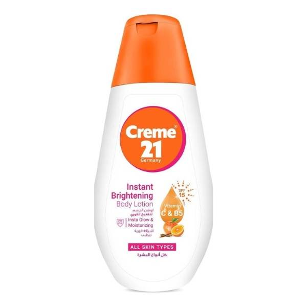 Cream 21, Instant Radiance Body Lotion, B5 + Vitamin C -250ml