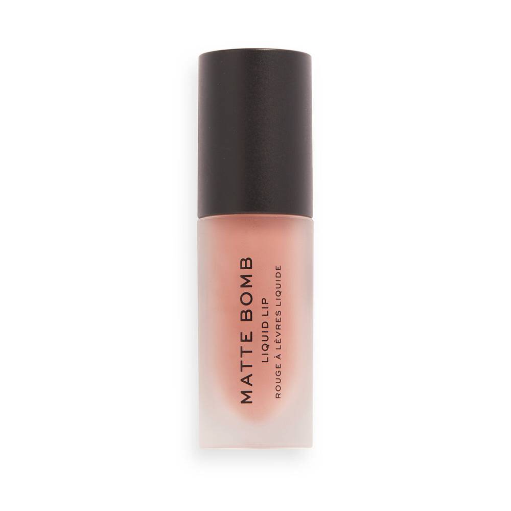 Revolution Rouge Matte Bomb Lipstick in a delicate brown color
