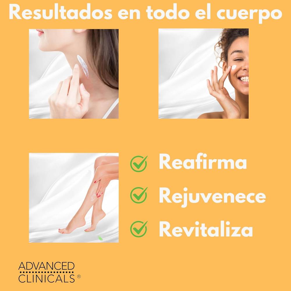 Advanced Clinicals, Skin Firming Cream, with Retinol, - 454g