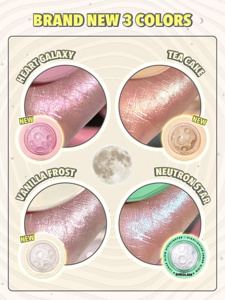 Shiglam, Lunar Glow Highlighter, - Heart Galaxy