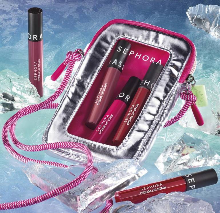 Sephora, Lipstick Collection, Moving Lights Cream Lip Stain, - 5 pieces