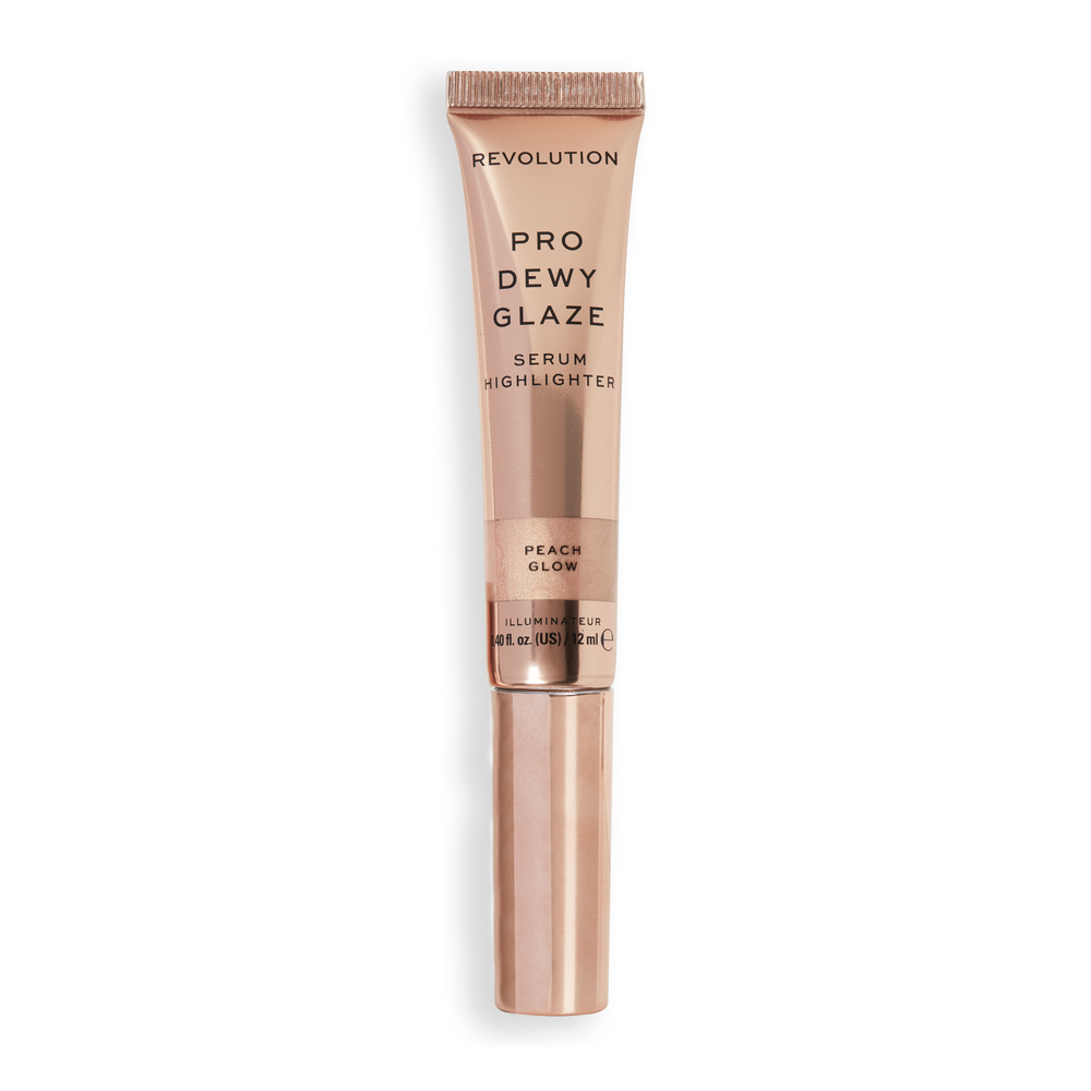 Revolution, Highlighter, Serum, Pro, Dewy Glaze, -peach Glow