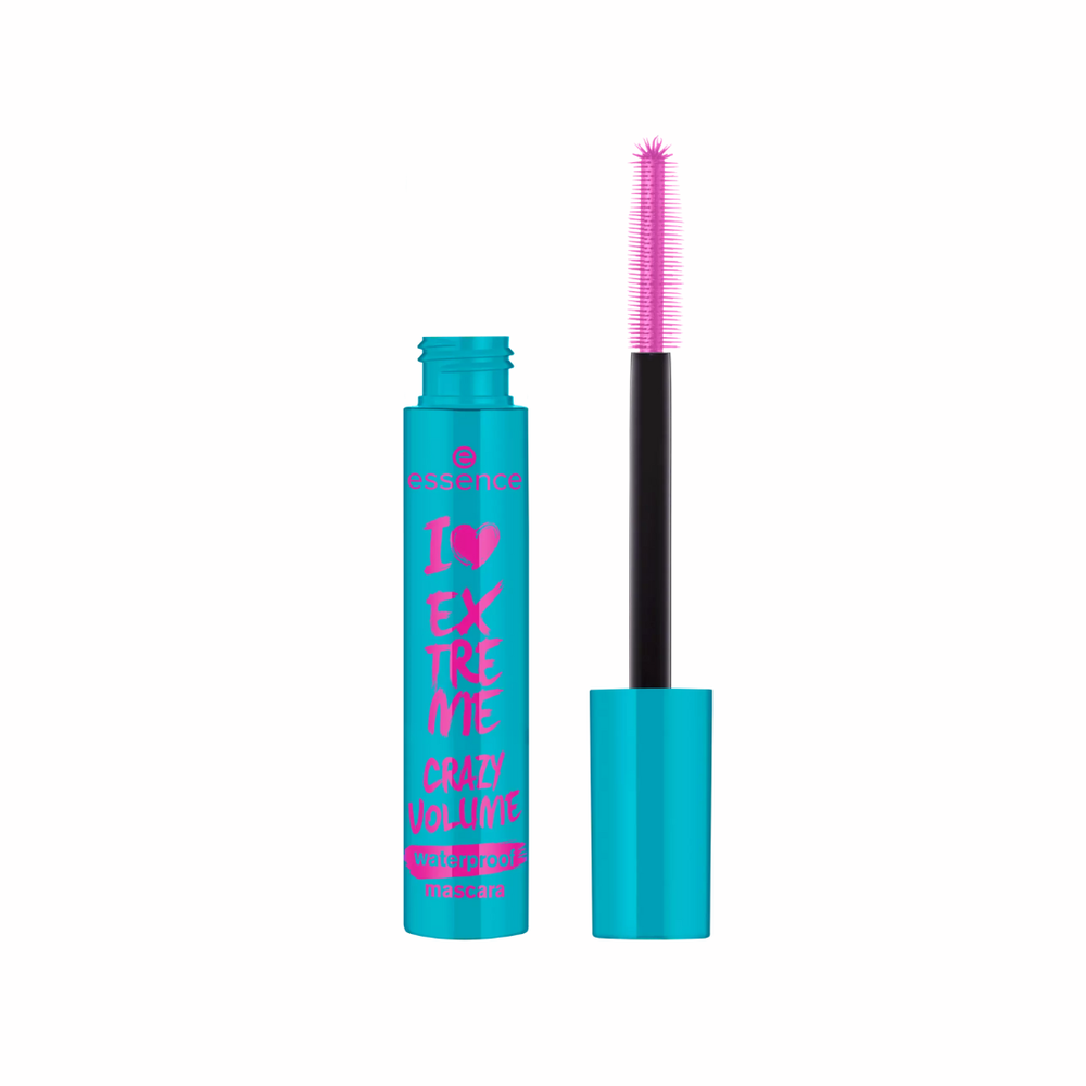 Essence, Mascara, I Love Extreme, Crazy, Volumizing and Waterproof,