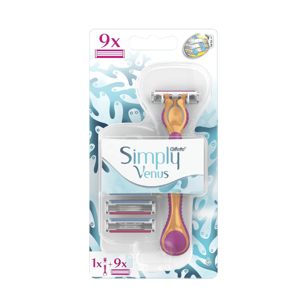 Gillette Venus Replaceable Razor - 9 Blades