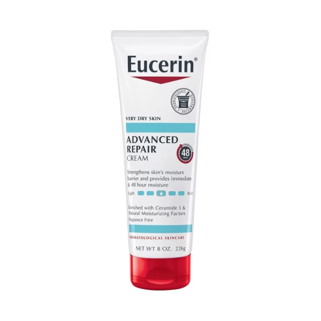 Eucerin Advanced Repair Cream for Very Dry Skin 48H Moisture - 226g 