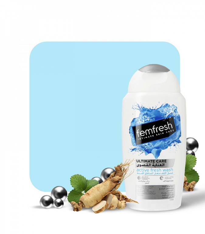 Femfresh Maximum Care Active Refreshing Intimate Wash with Ginseng Extract
