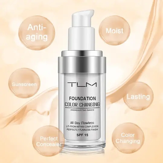 TLM, Foundation, Color Changing, 30ml