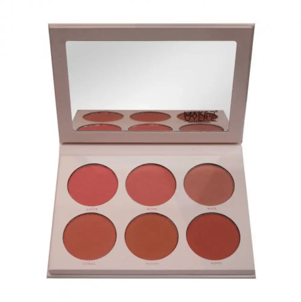 Make Over 22, Palette, Blush, Nude, CHEEK, - 6 Colors M3202