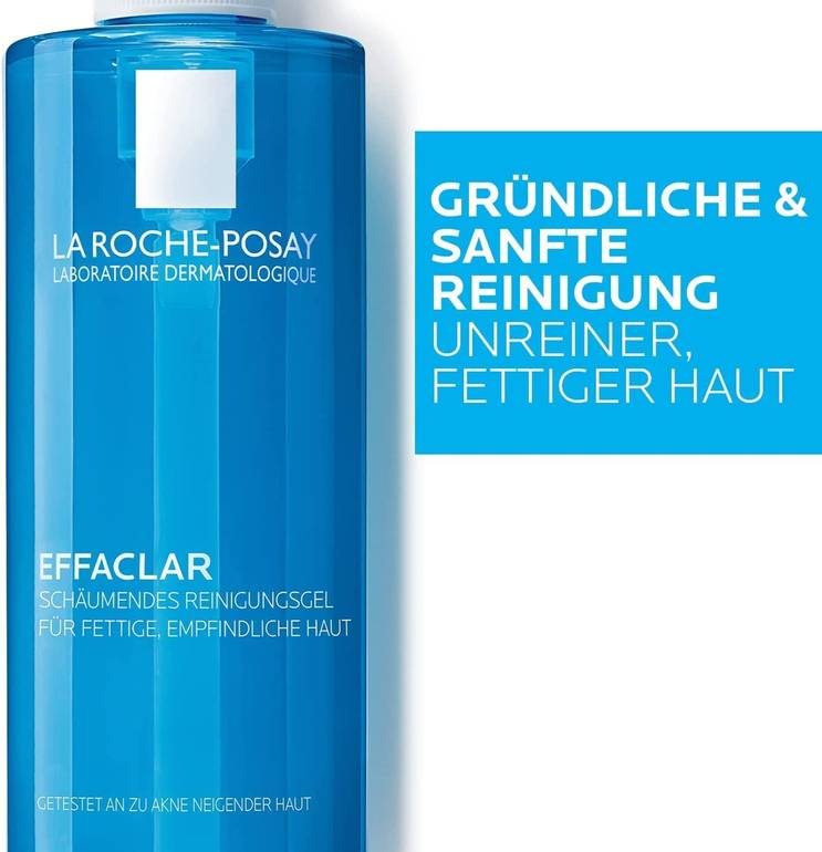 ,La Roche-Posay, Effaclar Purifying Cleansing Gel, for Oily and Sensitive Skin