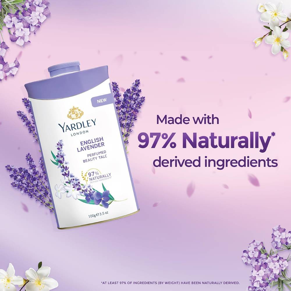 Yardley, Body Powder, Lavender, English, -250g