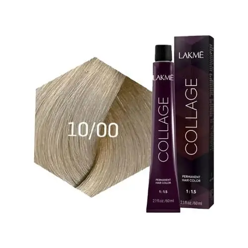 Lakme, Collage Hair Color - 10/00 Platinum Blonde