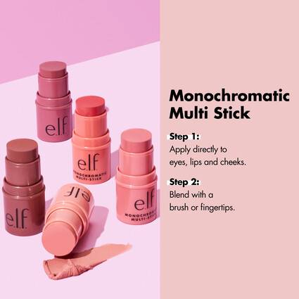 elf, blusher stick, glistening peach