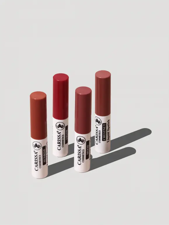 Carissa, Liquid Rouge Lipstick, - Chestnut