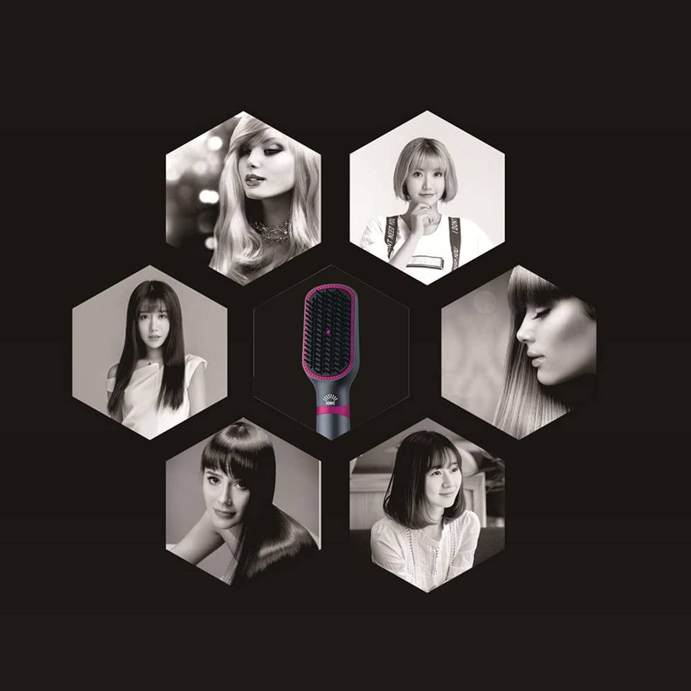 Ribbon, Hair Styler and Dryer, One Step, 2 in 1 Black RE-8888