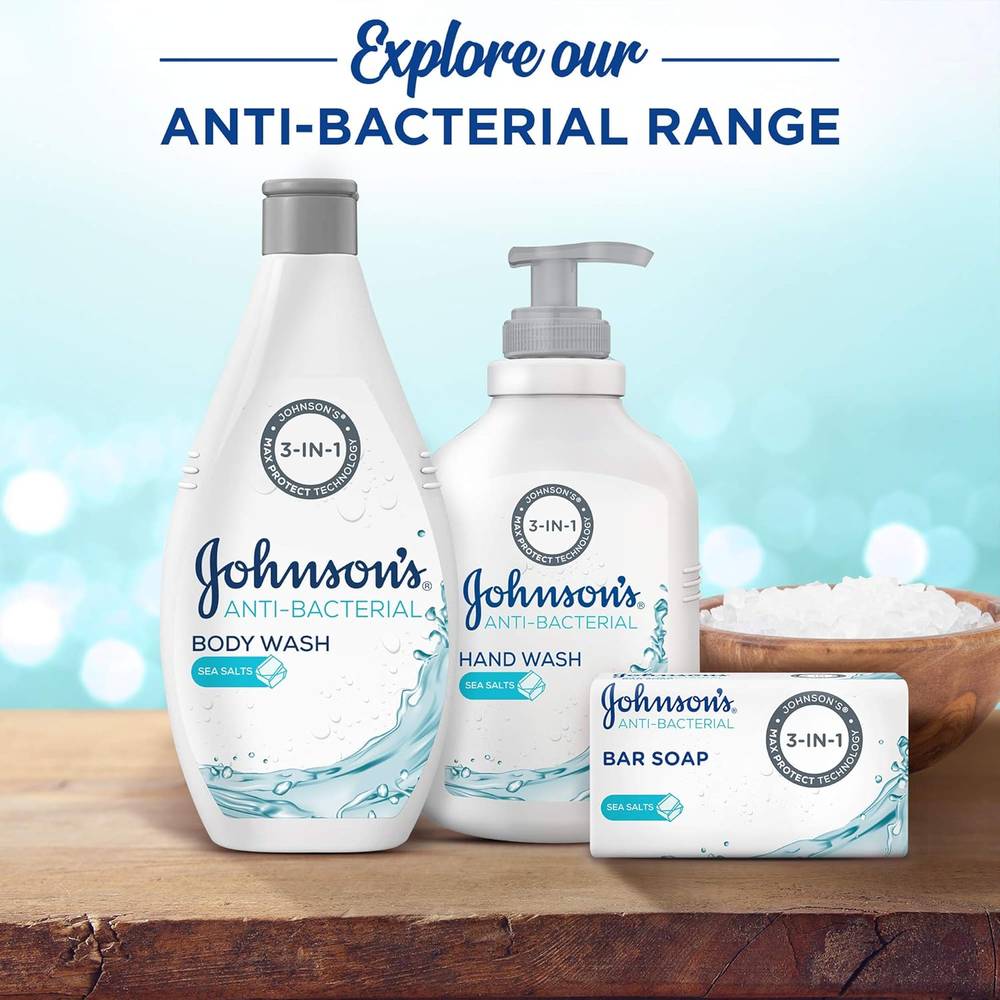 Johnson's, Antibacterial Sea Salt Bath Liquid, - 250ml