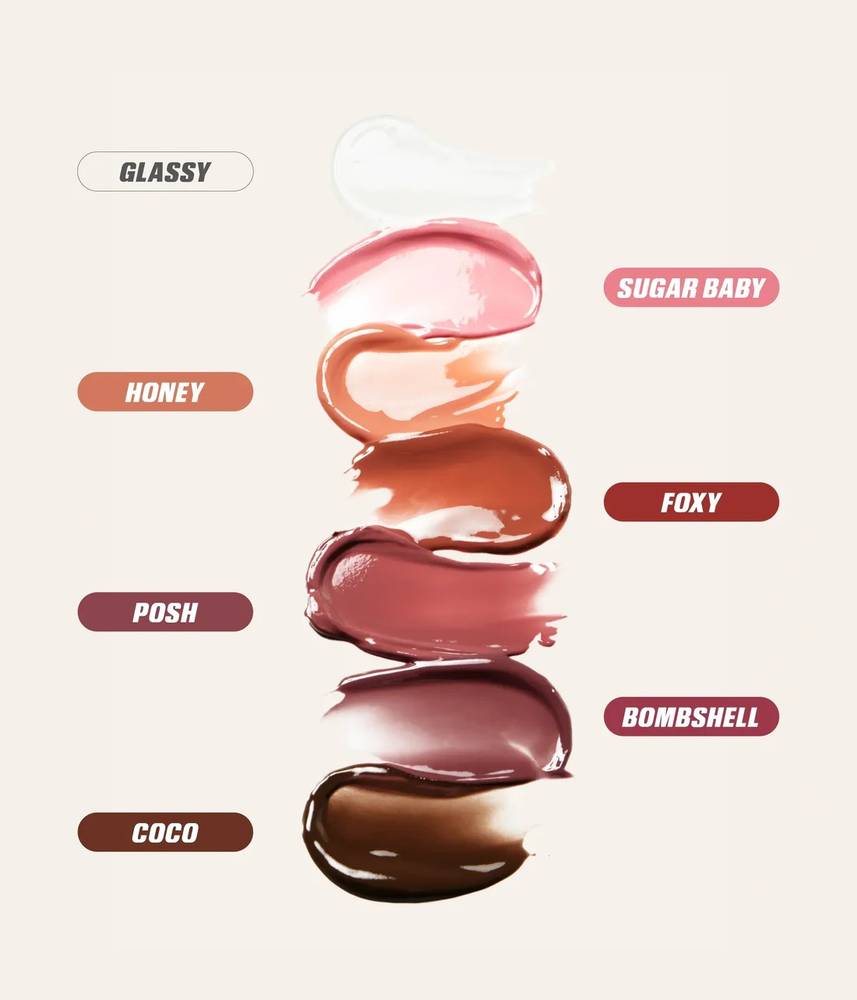 Huda Beauty, Faux Filler Lip Gloss – Multiple Shades