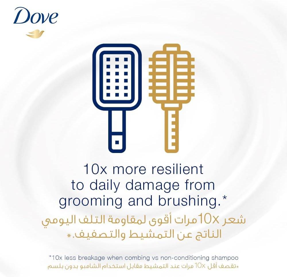 Dove, Shampoo + Conditioner, Daily Care, for Dry Hair, - 400ml
