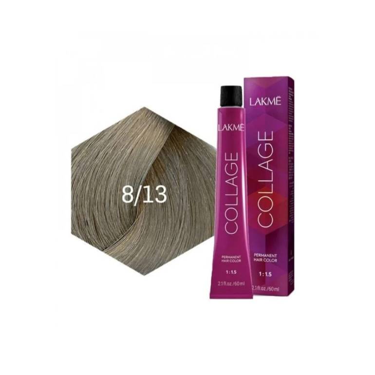 Lakme, Permanent Hair Color, Collage, - 8/13 Ash Gold Light Blonde