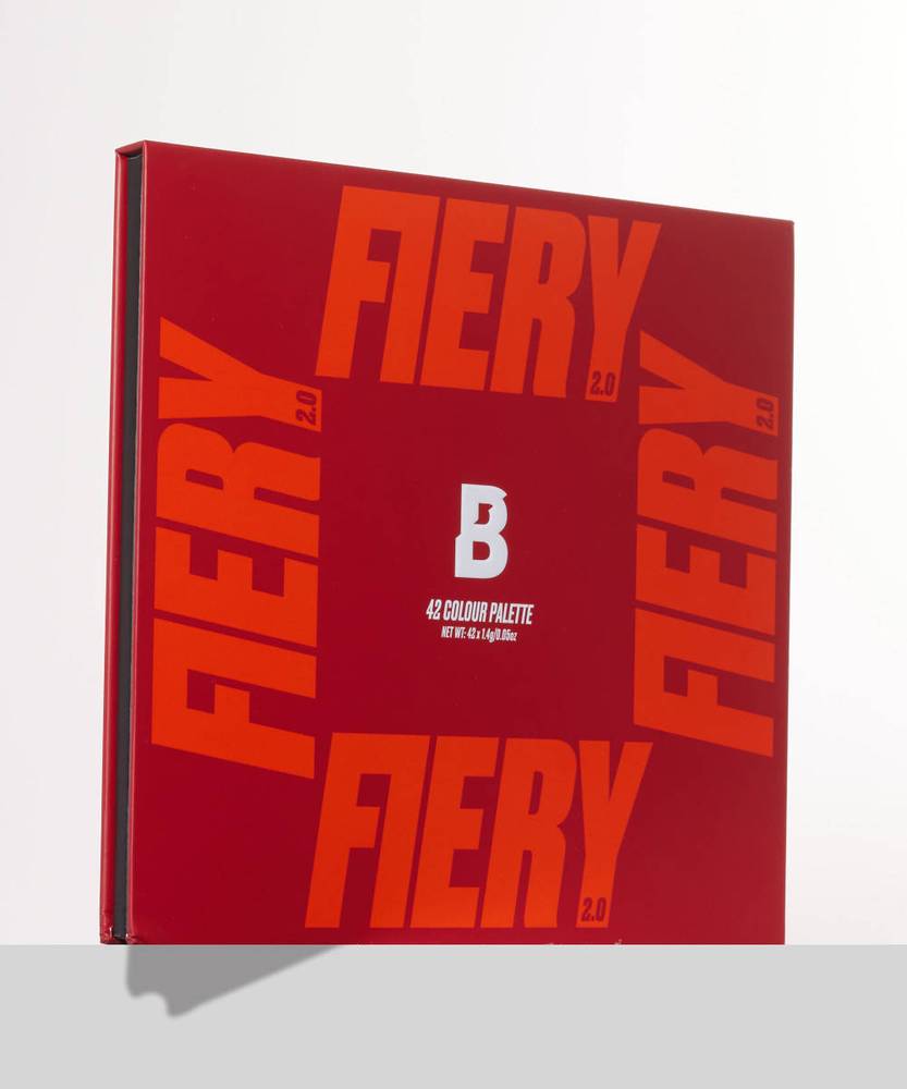By Beauty Bye, Eyeshadow Palette, 42 Colors - FIERY