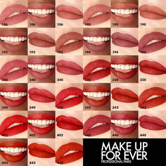 Make Up For Ever, Lipstick, Rouge Artist Matte - 194 Rosewood