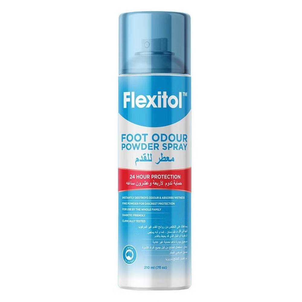 Flexitol Foot Odour Powder Spray – 24 Hour Protection