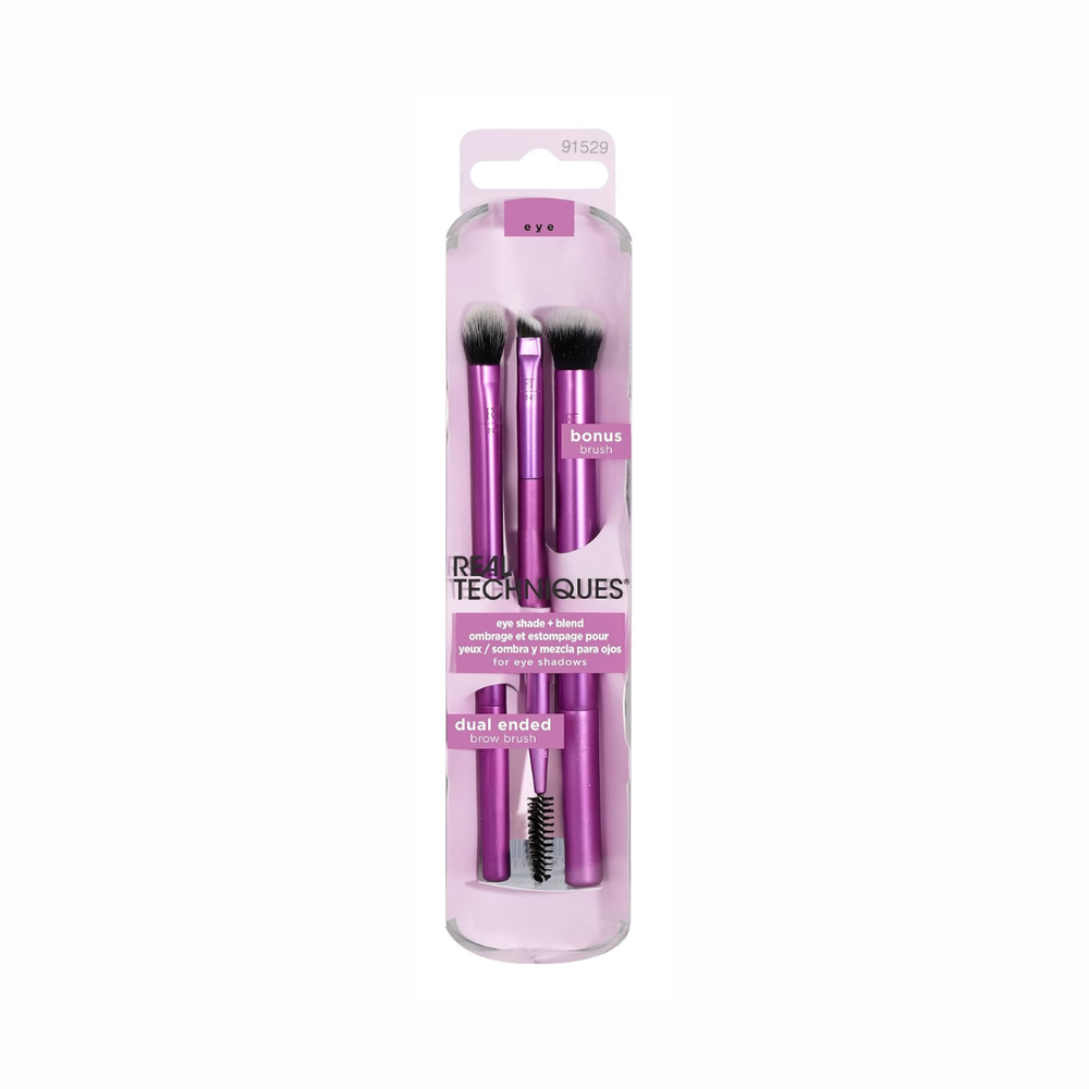 Real Techniques, Trio Eyeshadow Brush, 3pcs