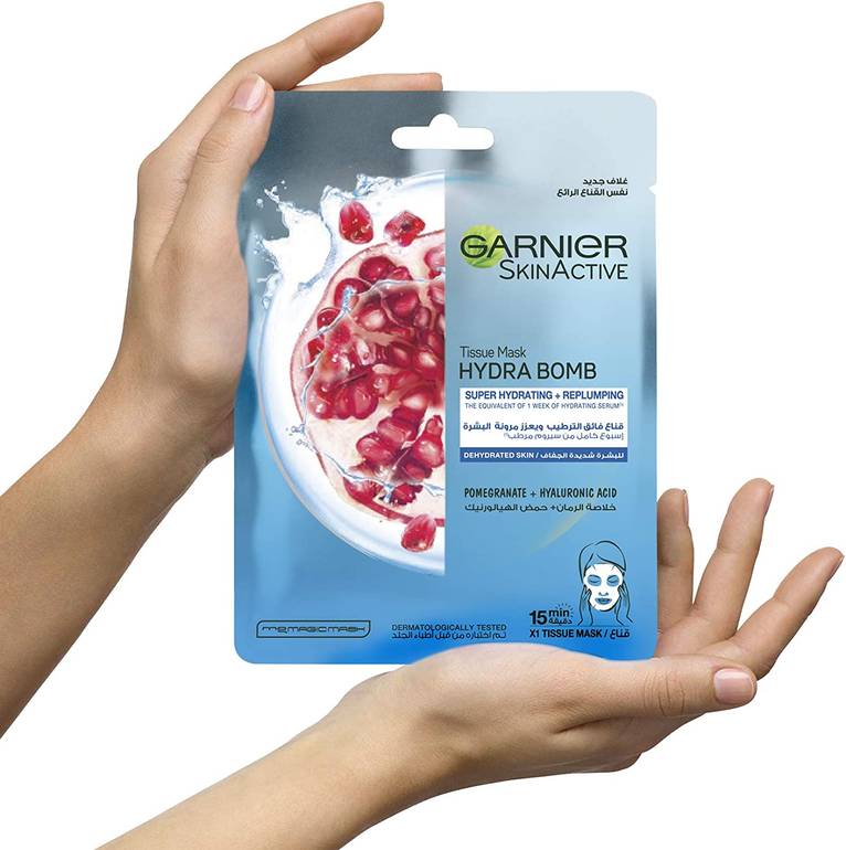garnier skin active mask hydra bomb