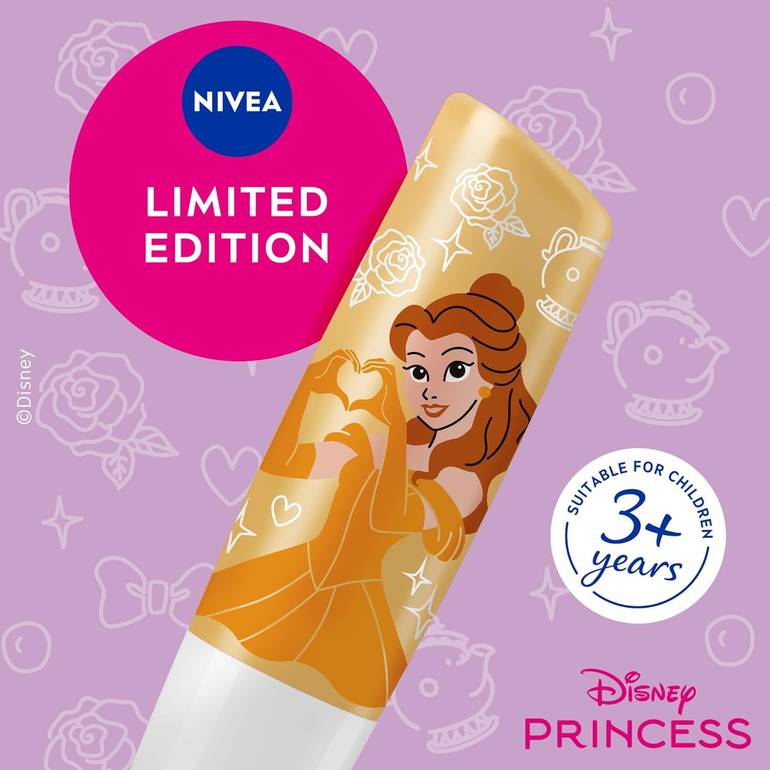 Labello, Kids Moisturizing Lip Balm, Vanilla Cupcake, Princess Bella,