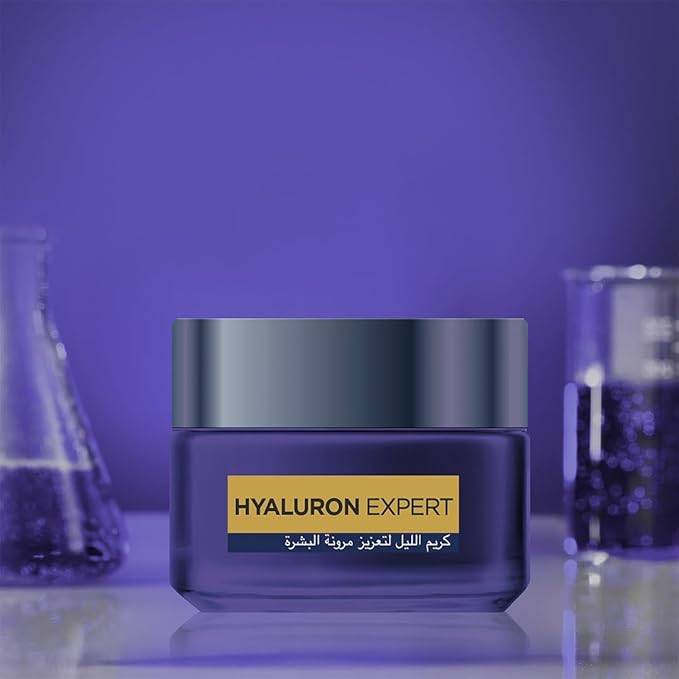 L'Oréal, Night Mask Cream, for skin elasticity enhancement, with hyaluronic acid, 50ml