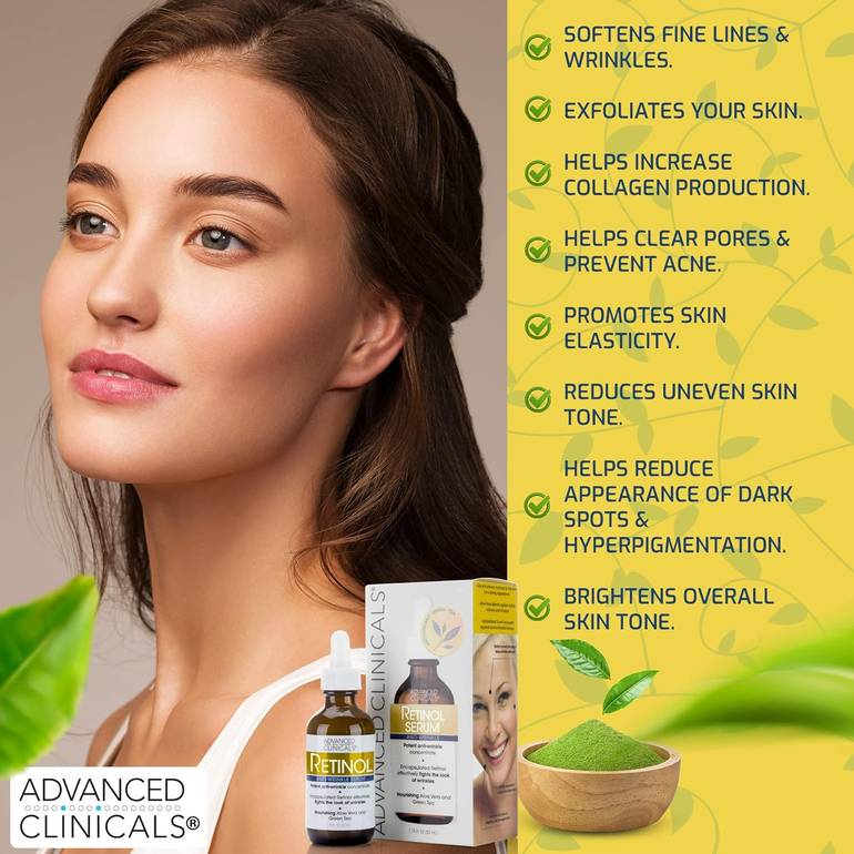 ,Advanced, Clinicals, Retinol, Anti-Aging, Serum