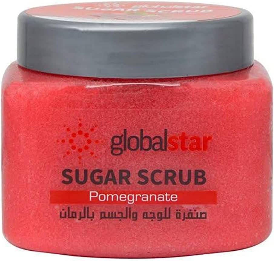 Global Star, Scrub, for Face and Body, - Pomegranate