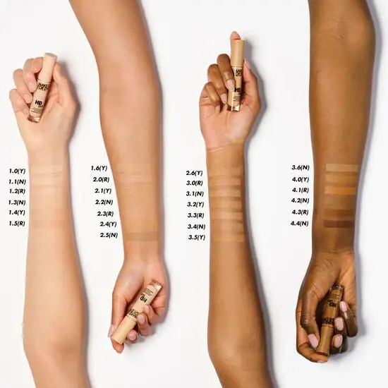 MAKE UP FOR EVER, HD Skin Concealer – Multiple Shades